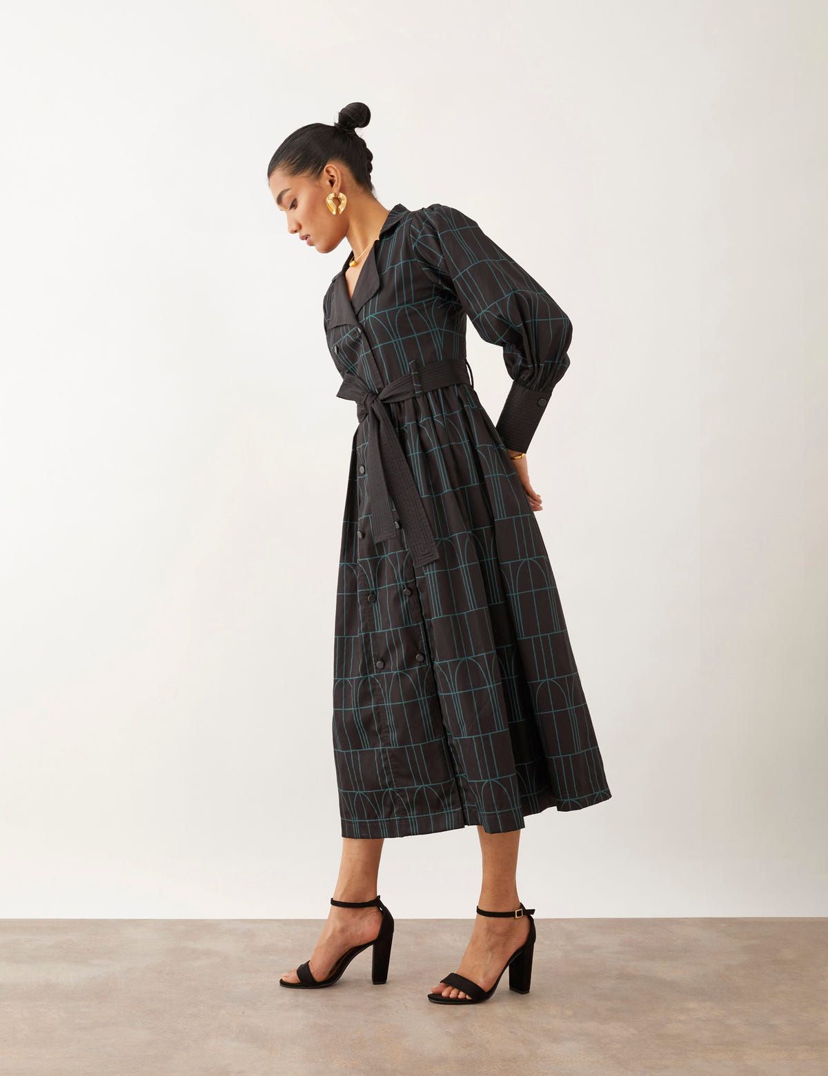 MILORI DRESS - BLACK ARCHES - image 1