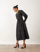 MILORI DRESS - BLACK ARCHES view 1