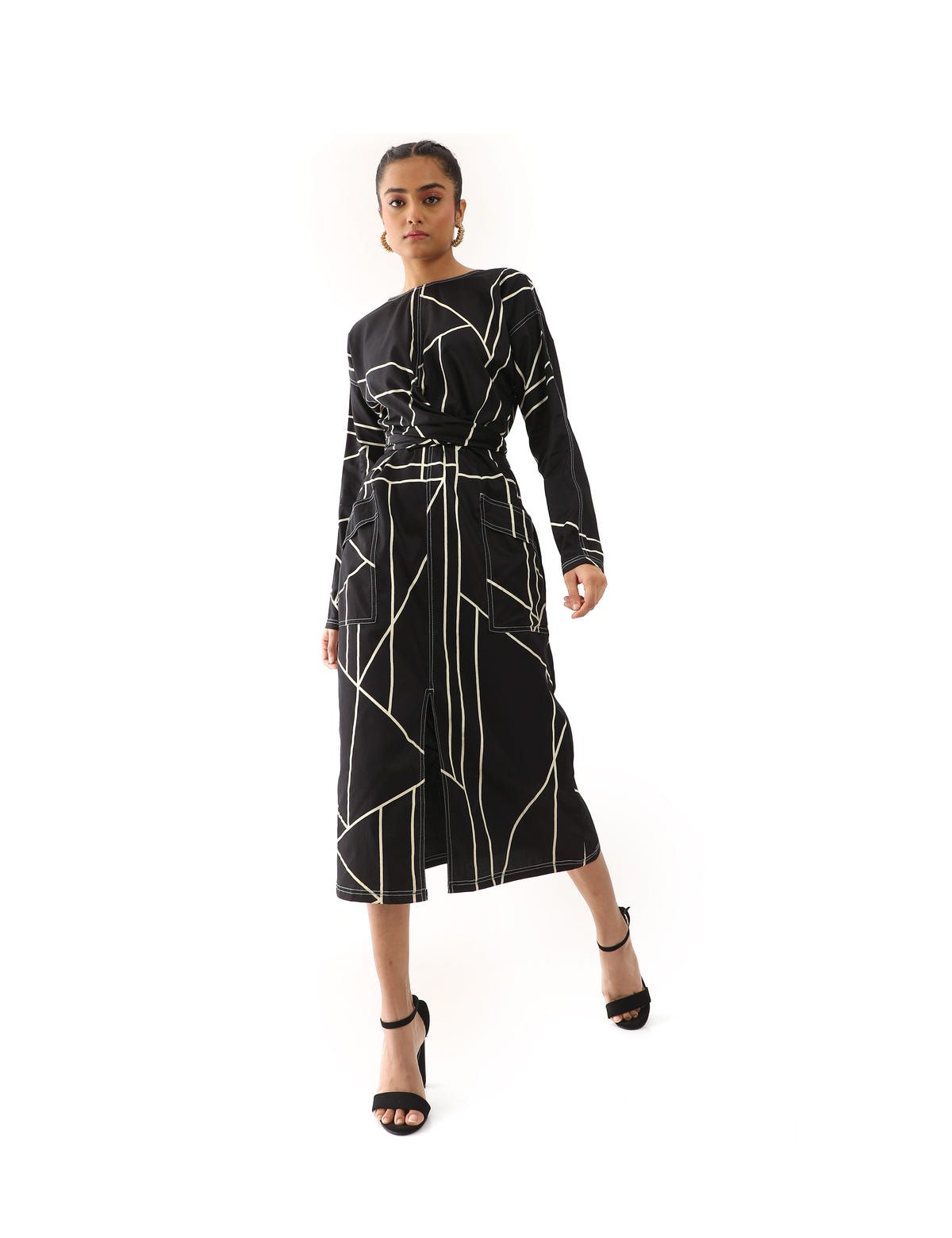 NORI DRESS - BLACK - image 1
