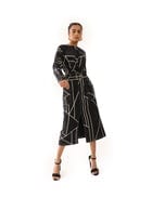 NORI DRESS - BLACK view 2