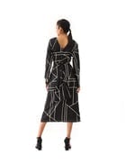 NORI DRESS - BLACK view 3