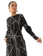 NORI DRESS - BLACK view 4