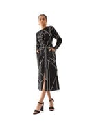 NORI DRESS - BLACK view 5