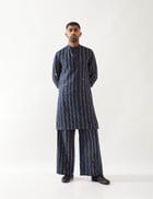 KEVIN VINE KURTA SET - NAVY view 1