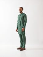 GABRIEL KURTA SET - GREEN view 4