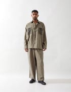 BLAISE FARM SHIRT SET - OLIVE view 1