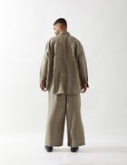 BLAISE FARM SHIRT SET - OLIVE view 3