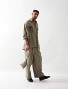 BLAISE FARM SHIRT SET - OLIVE view 8