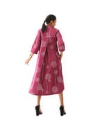 NINA DRESS - PLUM view 3