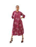 NINA DRESS - PLUM view 4