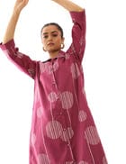 NINA DRESS - PLUM view 5