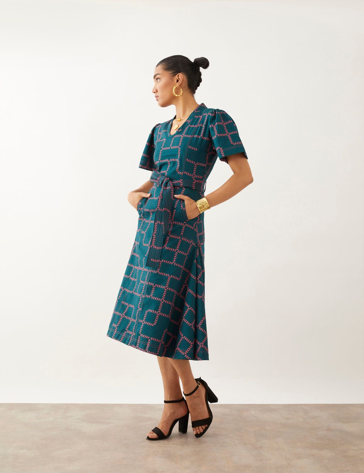 DAICHI DRESS - MOSS - image 3