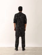 KRISH COSMOS KURTA SET - BLACK view 5