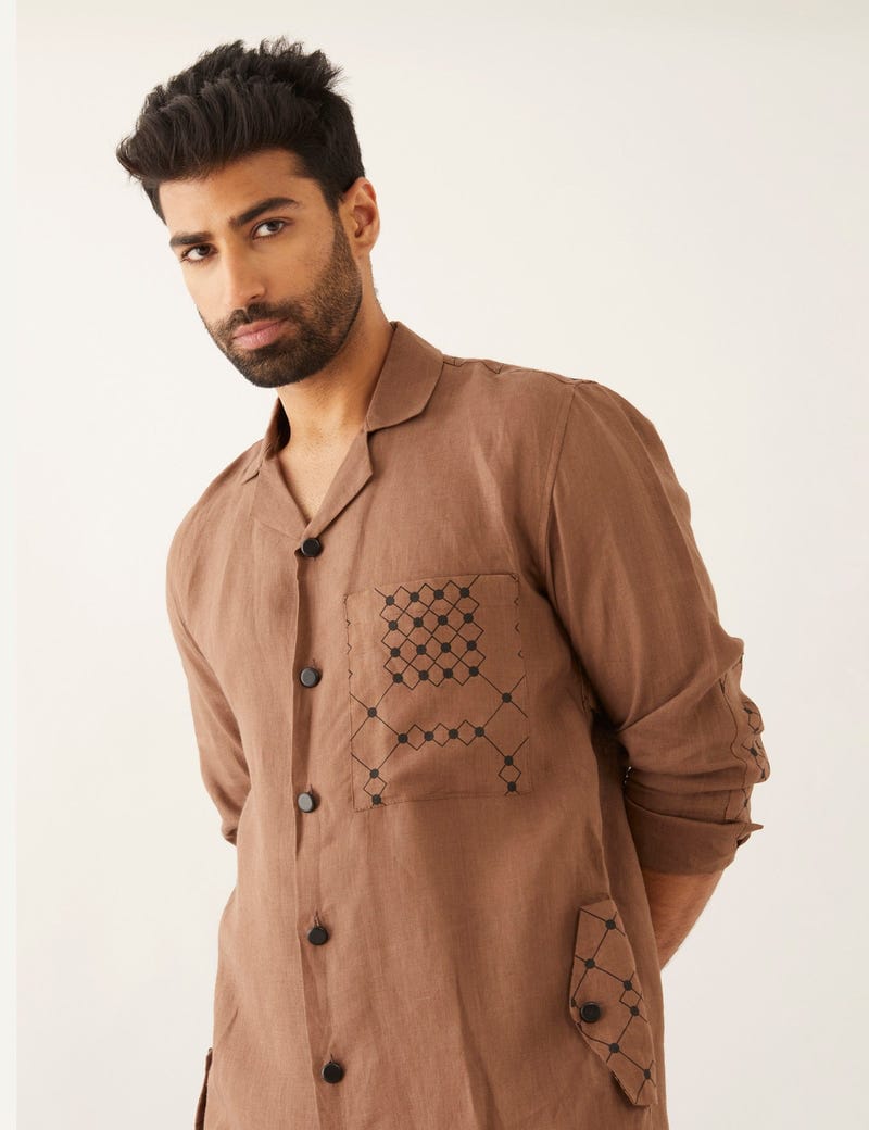 BAB SHIRT - BROWN
