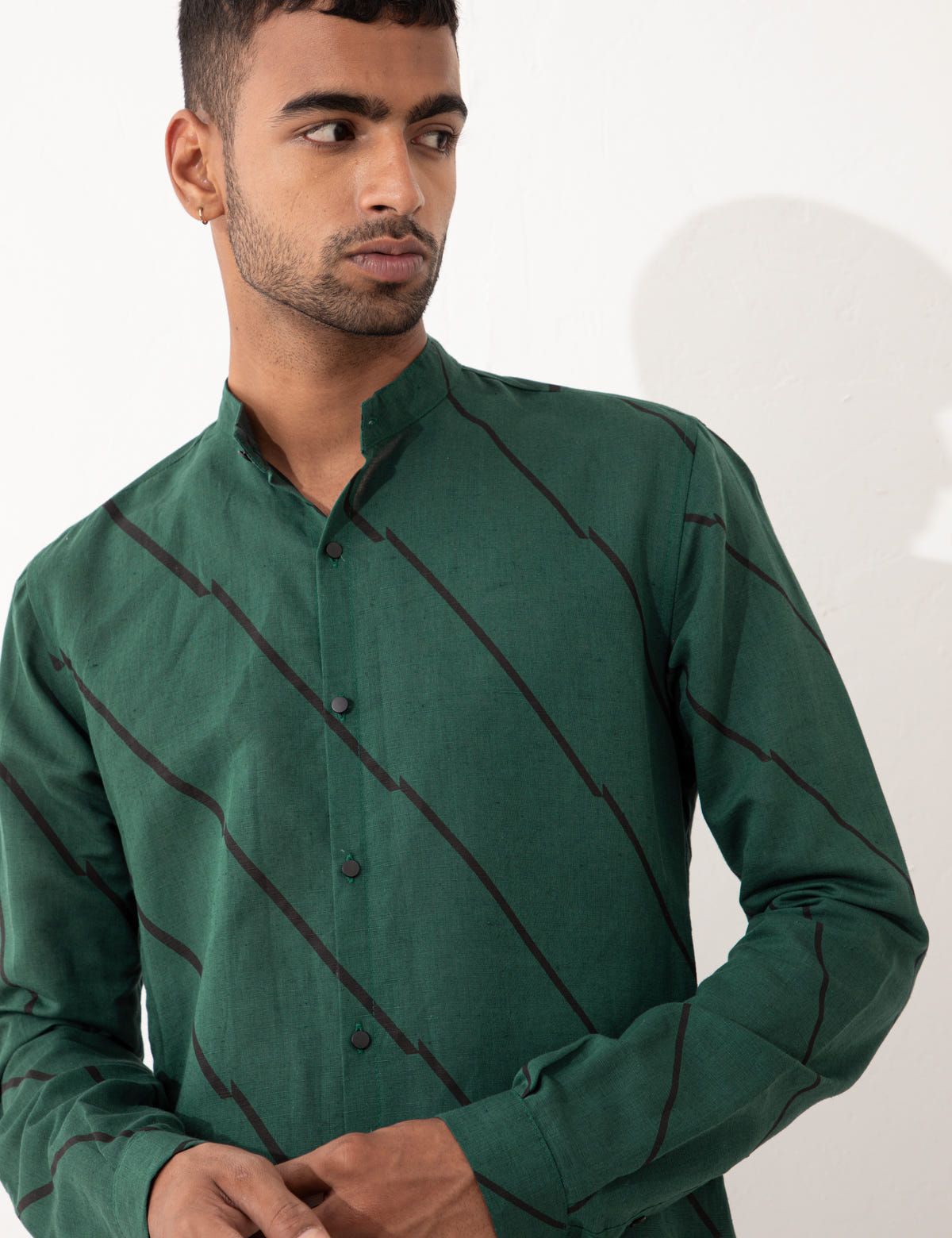 DARIS BIAS KURTA SET- GREEN - image 6