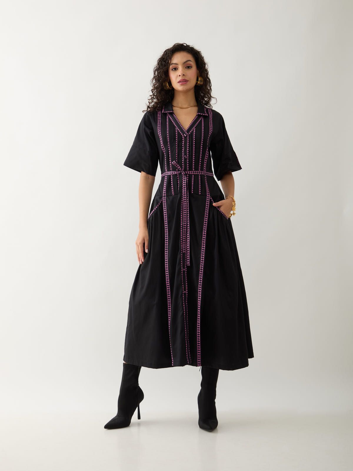 MORRIS DRESS - BLACK - image 4