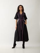 MORRIS DRESS - BLACK view 4