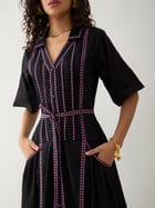 MORRIS DRESS - BLACK view 5