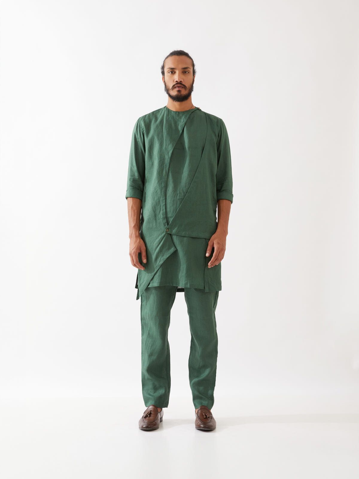 THEO KURTA SET - GREEN - image 1