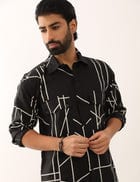 KABIR GLASS SHIRT- BLACK view 1