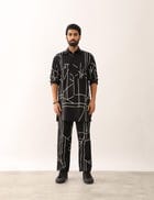 KABIR GLASS SHIRT- BLACK view 2