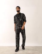 KABIR GLASS SHIRT- BLACK view 5
