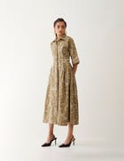 AMELIA DRESS - MUSHROOM view 2