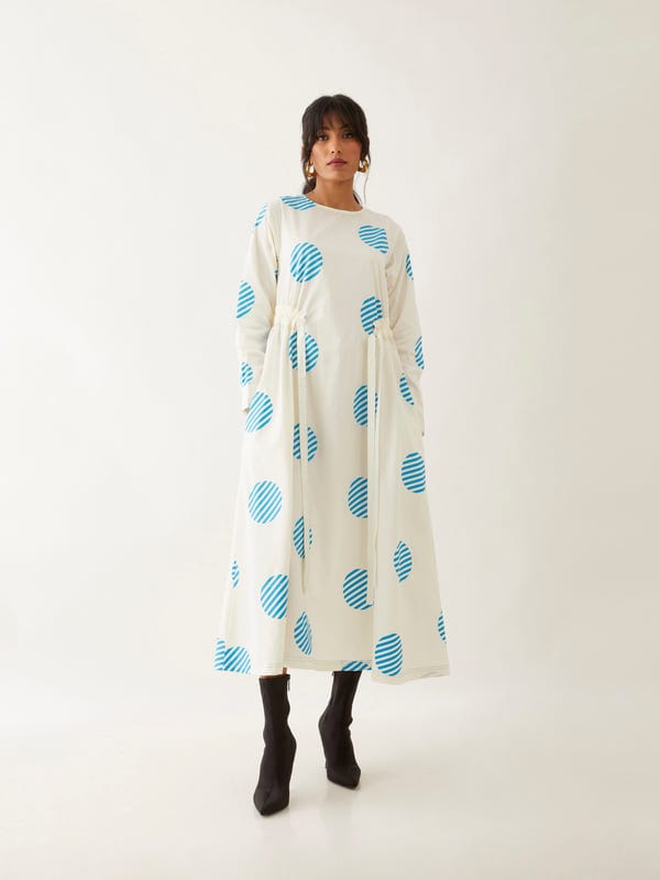 SON OF A NOBLE - SNOB — AMORE DRESS - OFF WHITE