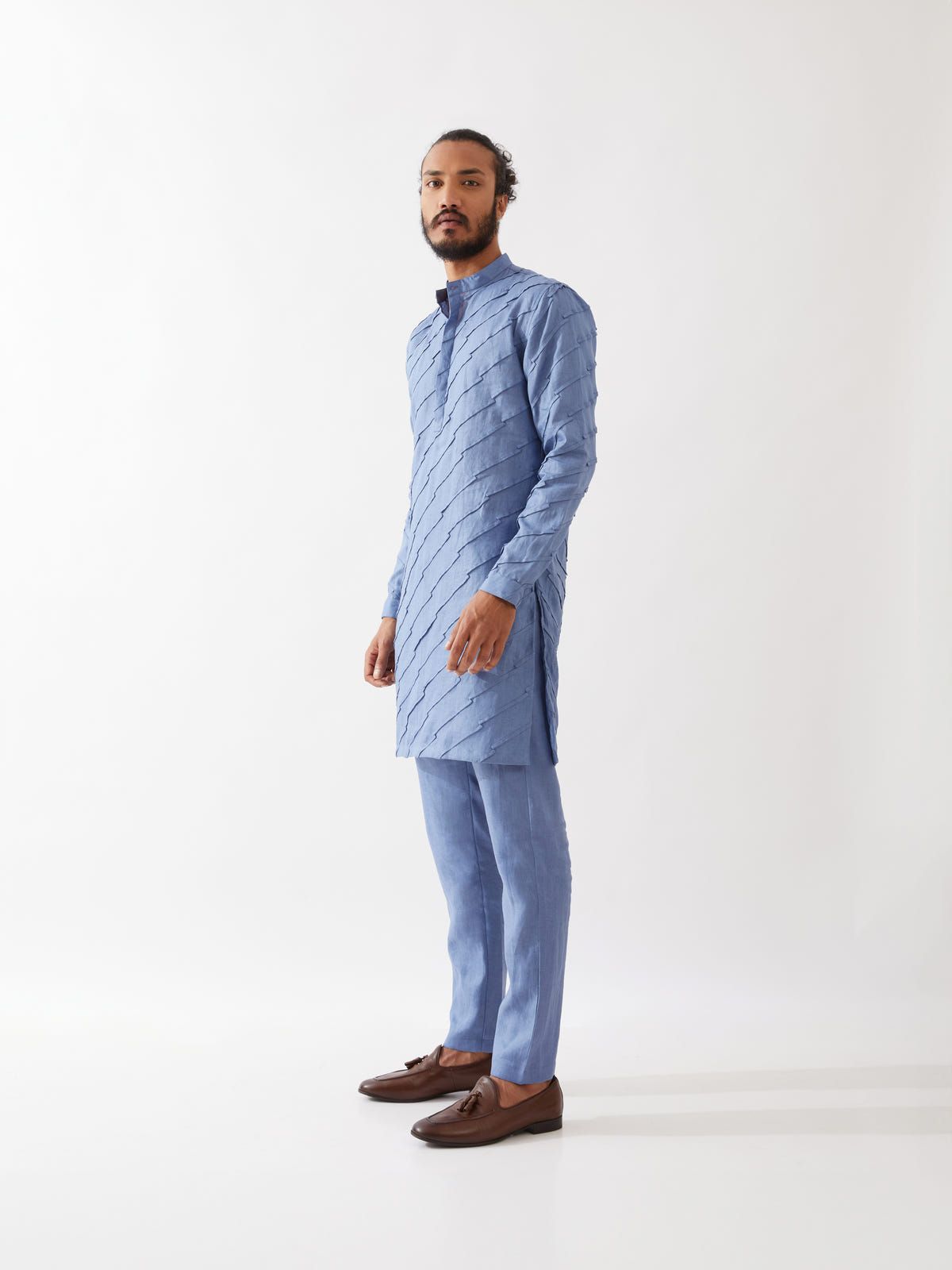 MASON KURTA SET - BLUE - image 3