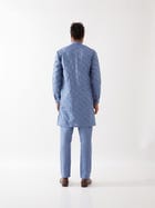 MASON KURTA SET - BLUE view 4