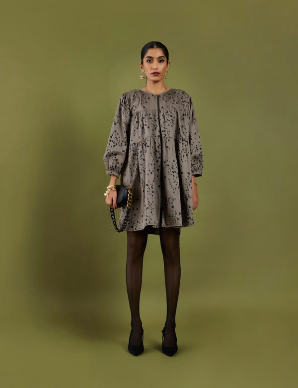 SON OF A NOBLE - SNOB — ASTRIX DRESS - ASH GREY