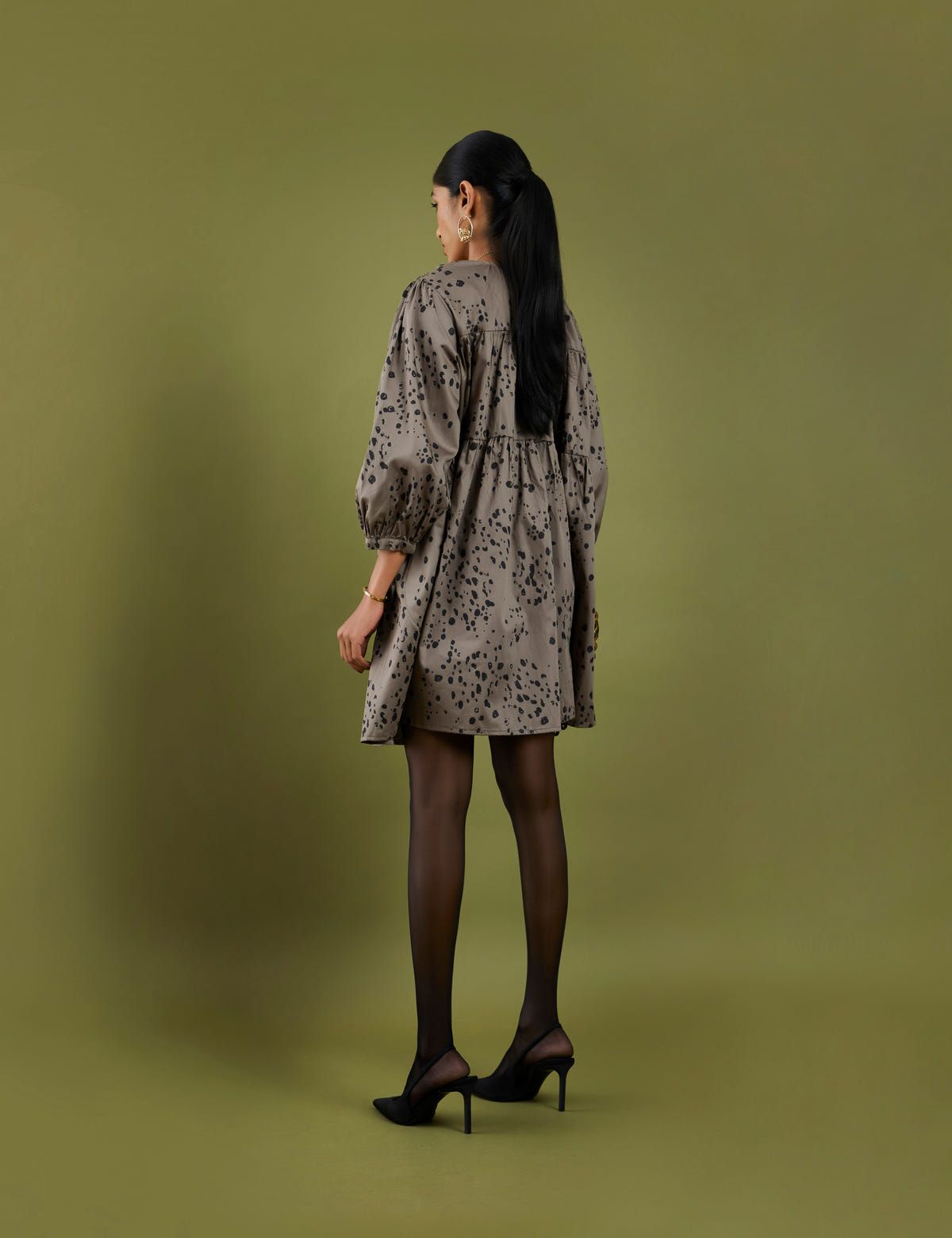 ASTRIX DRESS - ASH GREY - image 3