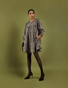 ASTRIX DRESS - ASH GREY view 4