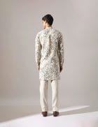 Asa Dapple Kurta Set - Ivory view 5
