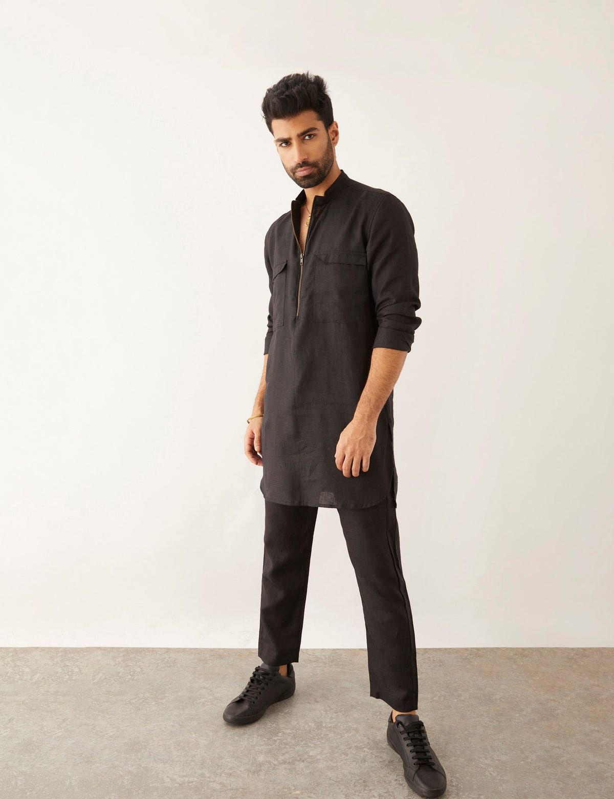 RUKIN SHIRT SET - BLACK - image 5