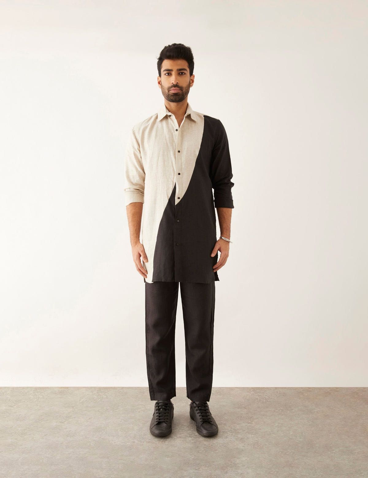 RIAD - KURTA - BLACK - image 2