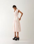AGNES DRESS - OFF WHITE view 3