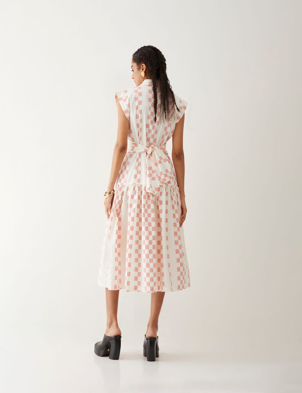 AGNES DRESS - OFF WHITE - image 4