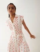 AGNES DRESS - OFF WHITE view 5