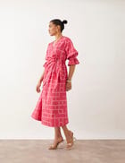 LILA DRESS - ROSE view 3