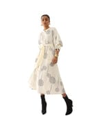 ELLA DRESS - OFF WHITE view 2