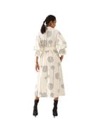 ELLA DRESS - OFF WHITE view 3