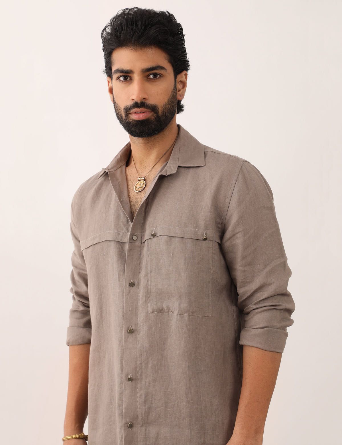 ABEER SHIRT - STONE - image 1