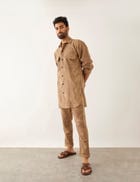 HAMDI DOMINOS SHIRT SET - KHAKI view 6