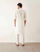 AAKI - KURTA - WHITE view 4