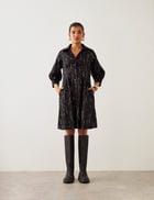 LISA DRESS - BLACK FOUR SEASONS view 1