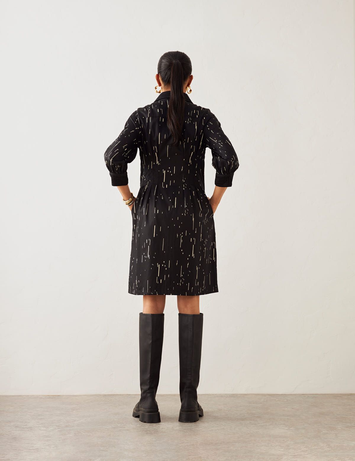 LISA DRESS - BLACK FOUR SEASONS - image 4