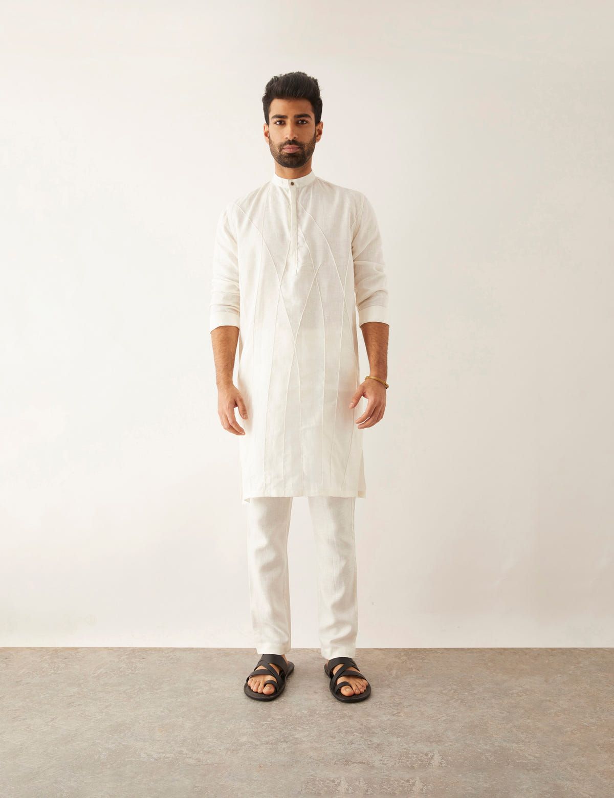 STELA KURTA SET - WHITE - image 1