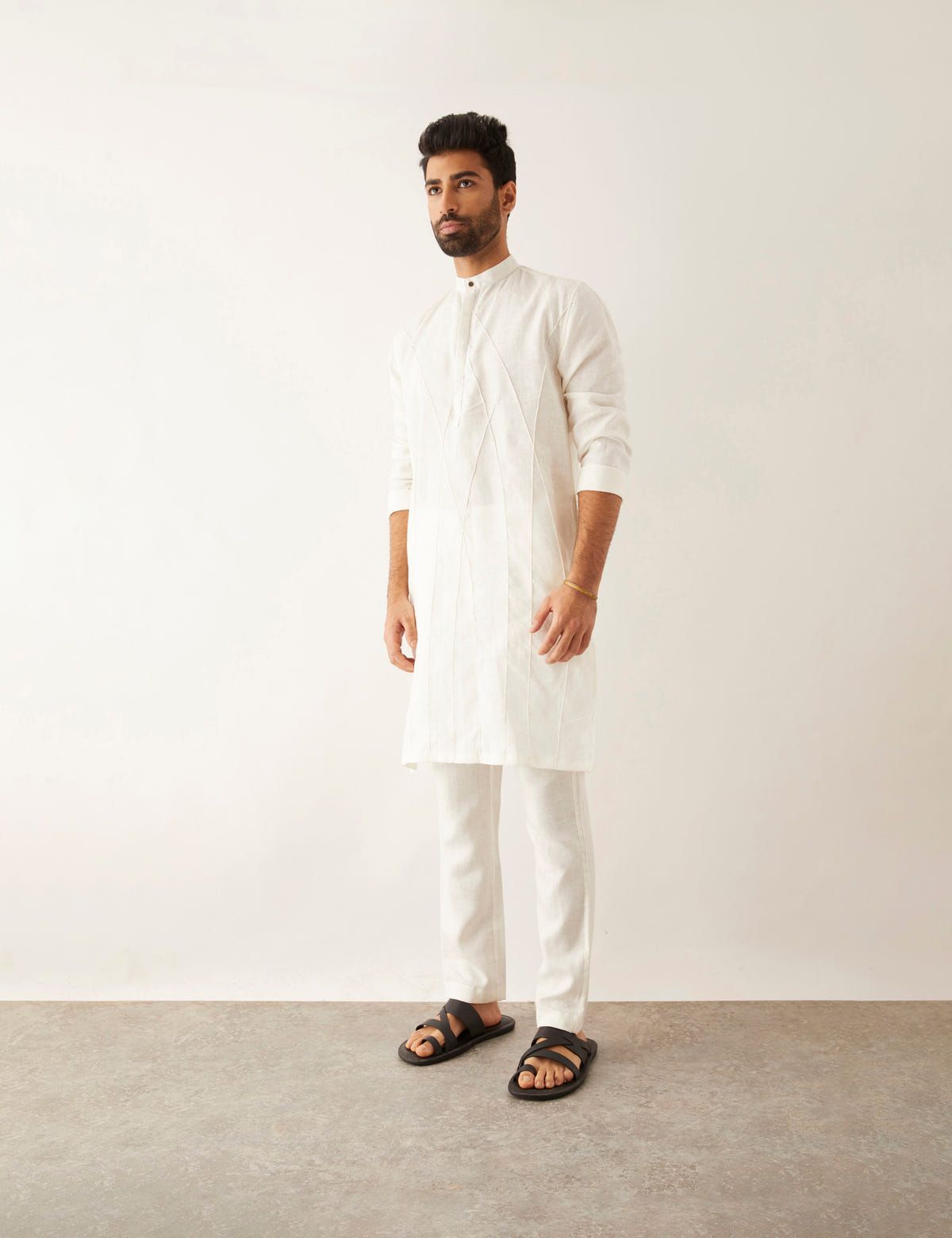 STELA KURTA SET - WHITE - image 2