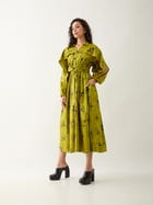 ASTON DRESS - LEAF view 2